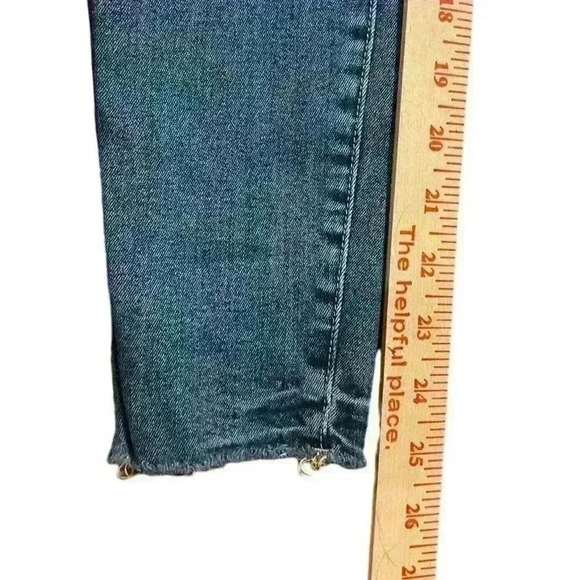 Good American Good Legs Skinny Jeans Size 2 / 26 Denim Casual Comfort Stretch - Picture 5 of 7